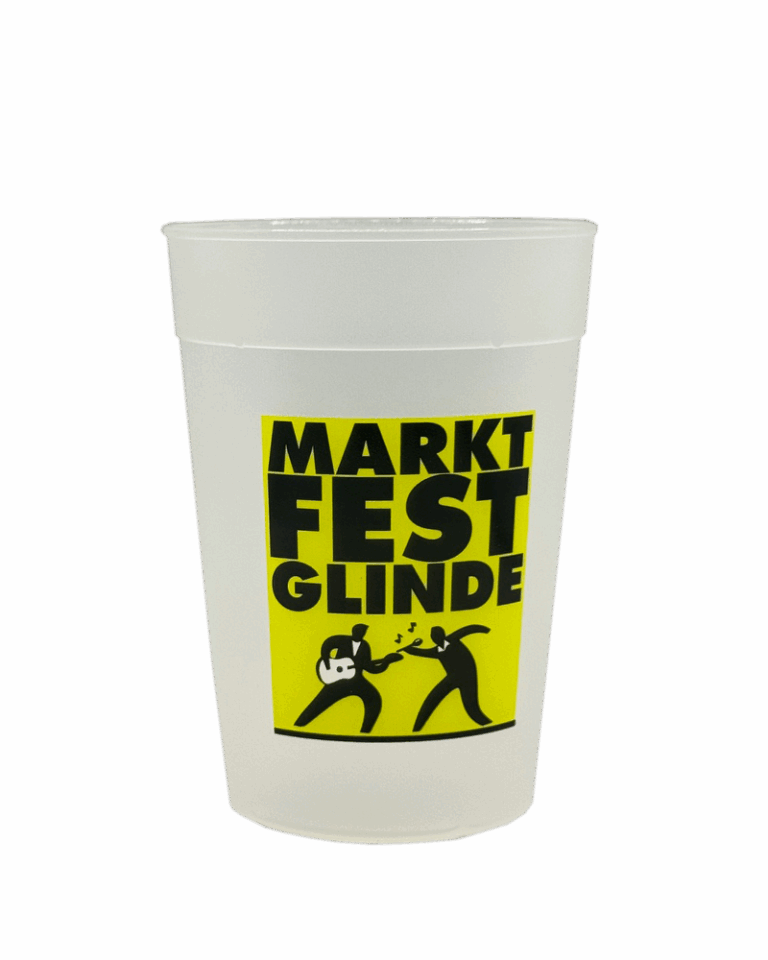 Mehrweg Kunststoffbecher - zum Kauf oder zur Miete/zum leihen